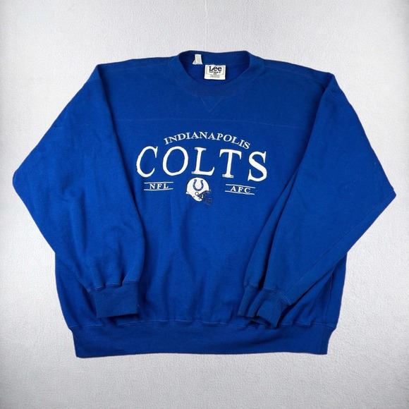 Lee Sport Other - Vintage Indianapolis Colts Sweatshirt Mens XL Lee Sport Blue NFL Pullover